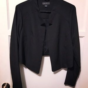 Crop Black Blazer