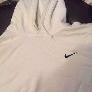 White nike hoodie