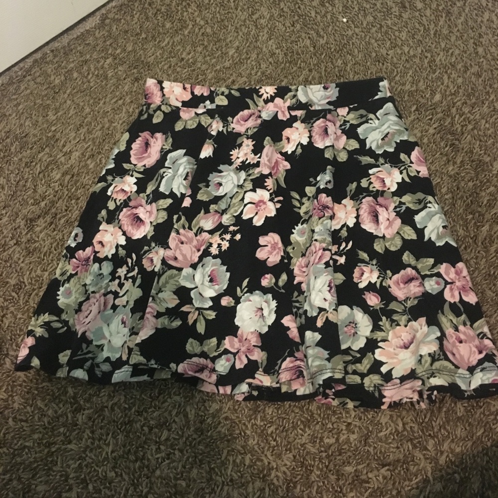 Floral Skater Skirt