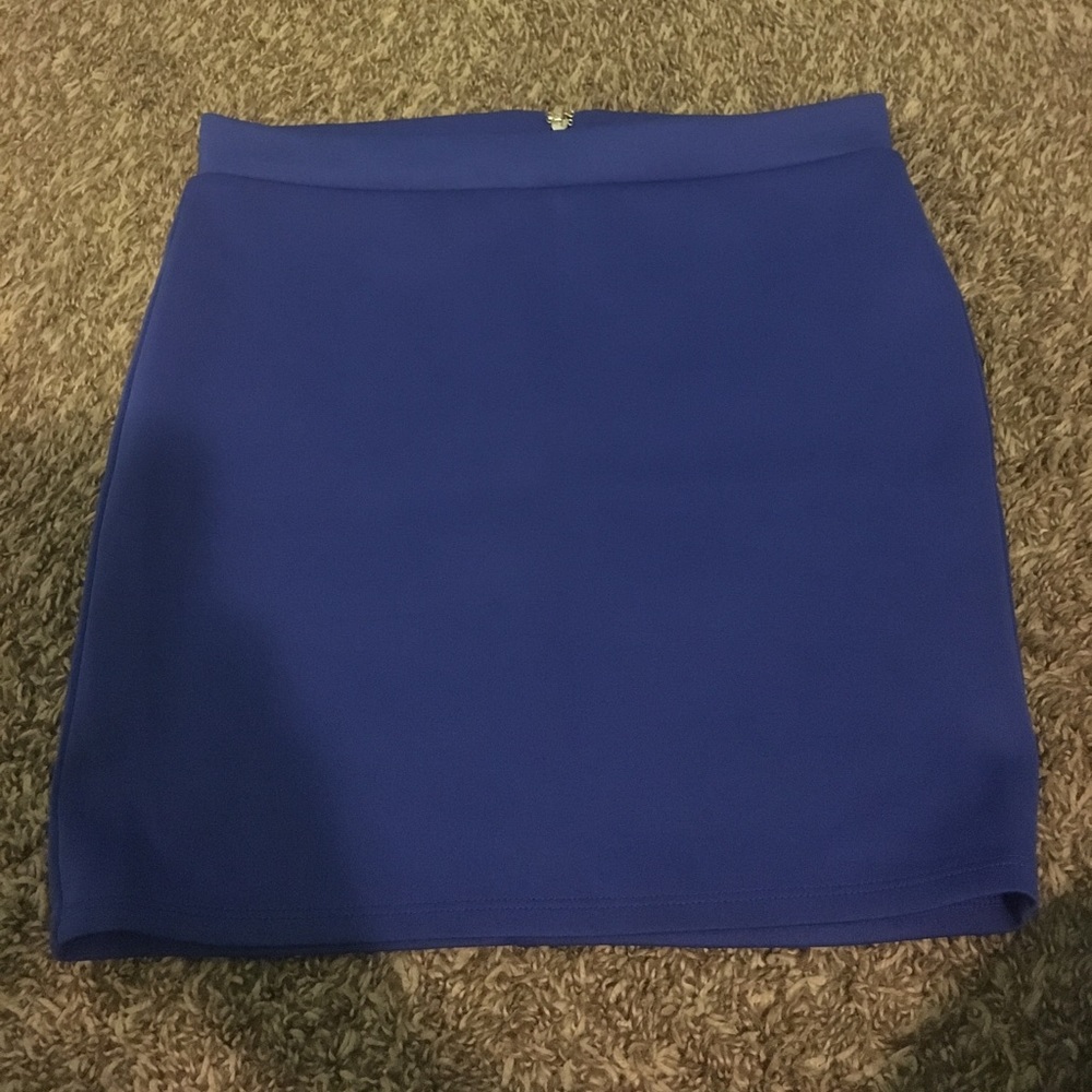 Blue Pencil Skirt