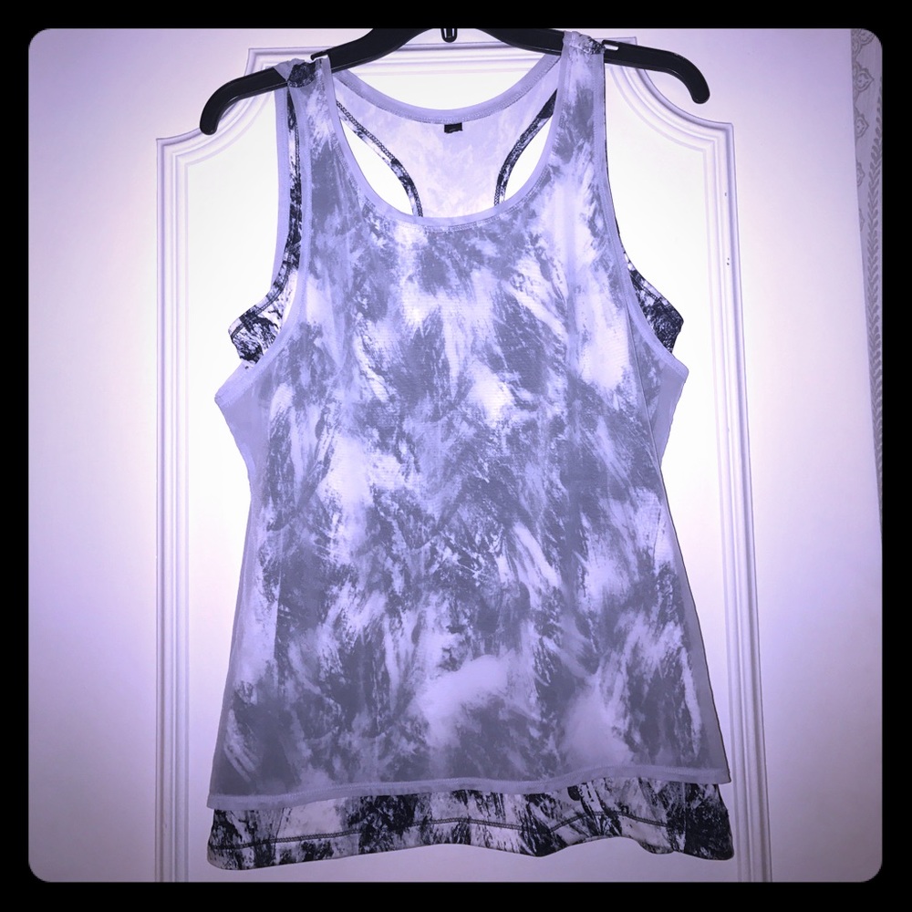 90 Degree By Reflex Sports Tank Sheer Overlay