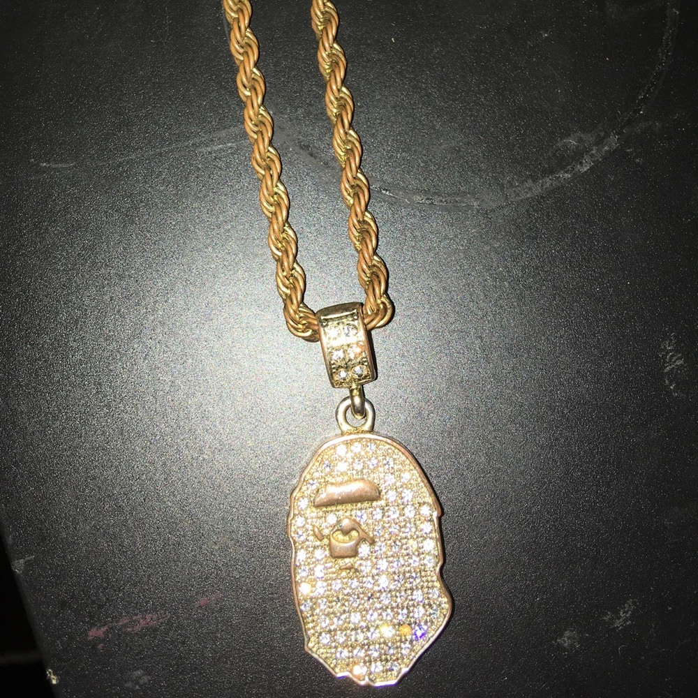 Diamond gold chain