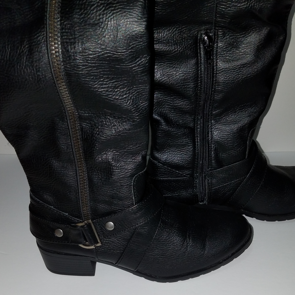 Black SO Boots-Never used