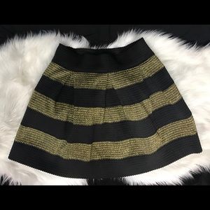 Black and Gold skirt Sz:XL Xhilaration
