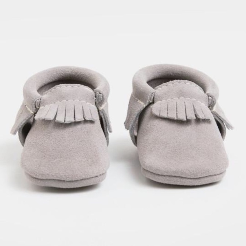Freshly Picked Gray Suede Moccs
