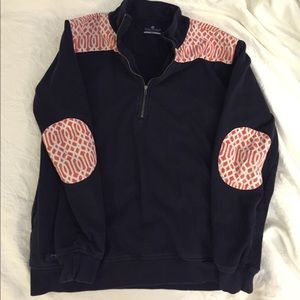 Thick Navy Blue Simply Southern Pullover
