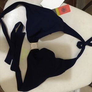 Tory Burch Bikini blue Top only