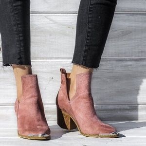 side cut booties