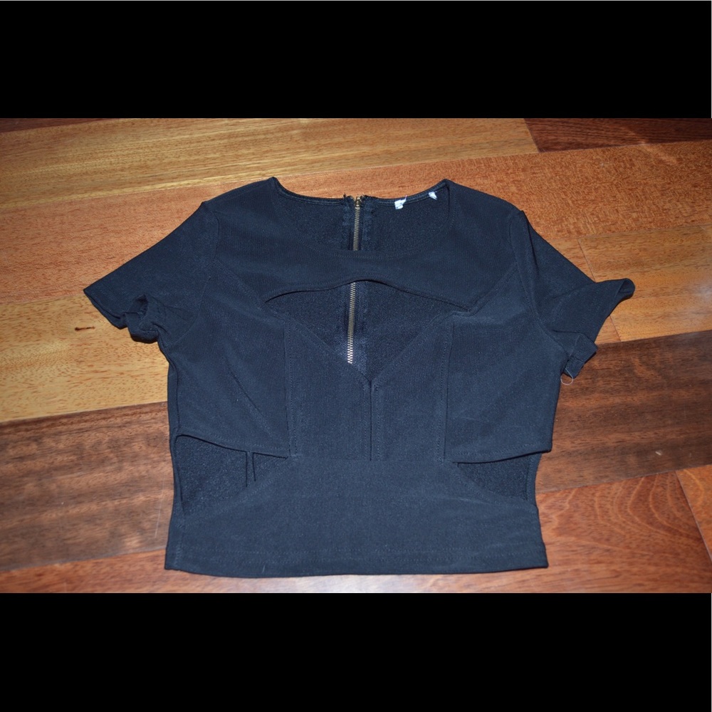 Black forever 21 crop top