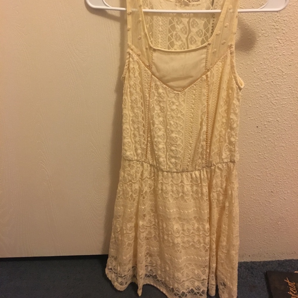 Cream dress