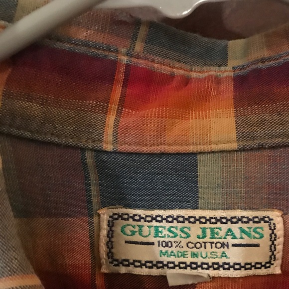 Vintage Guess jeans button up - Picture 3 of 5