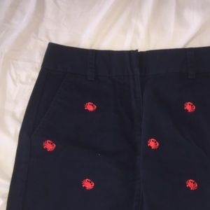 Vineyard Vines Navy embroidered crab skirt size 2