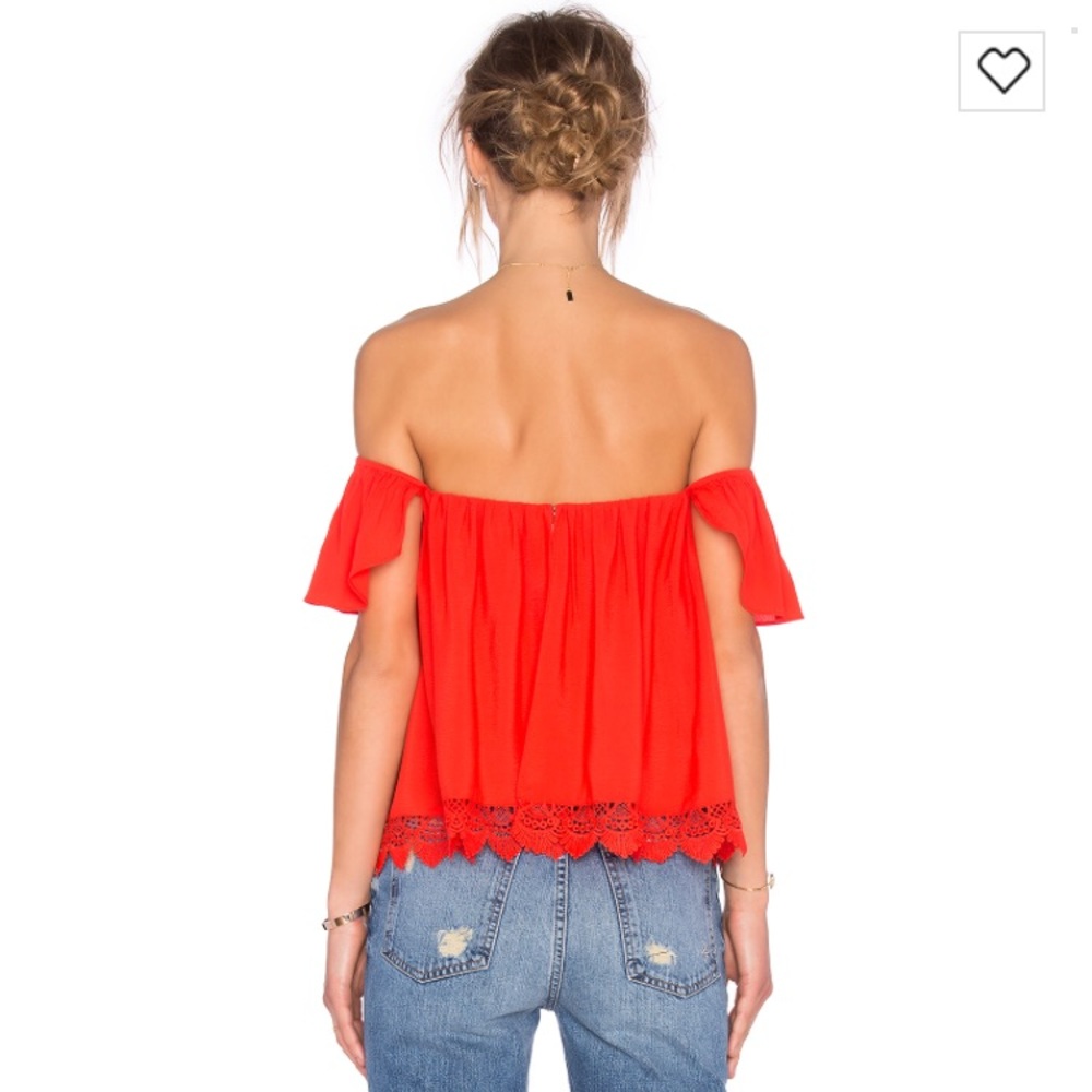 Lovers + Friends Life's A Beach Top/ Red Orange❤️ - Picture 4 of 8