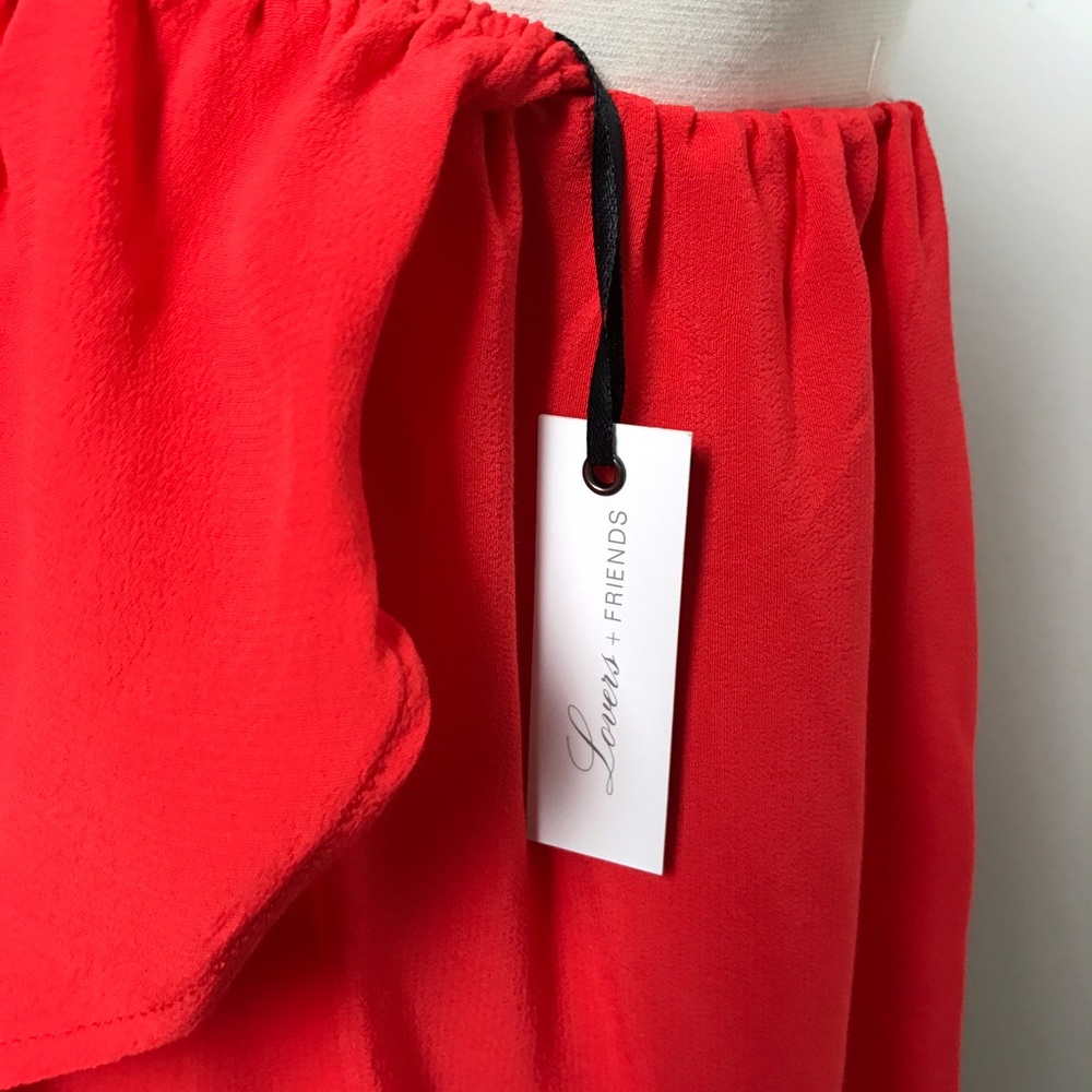 Lovers + Friends Life's A Beach Top/ Red Orange❤️ - Picture 5 of 8