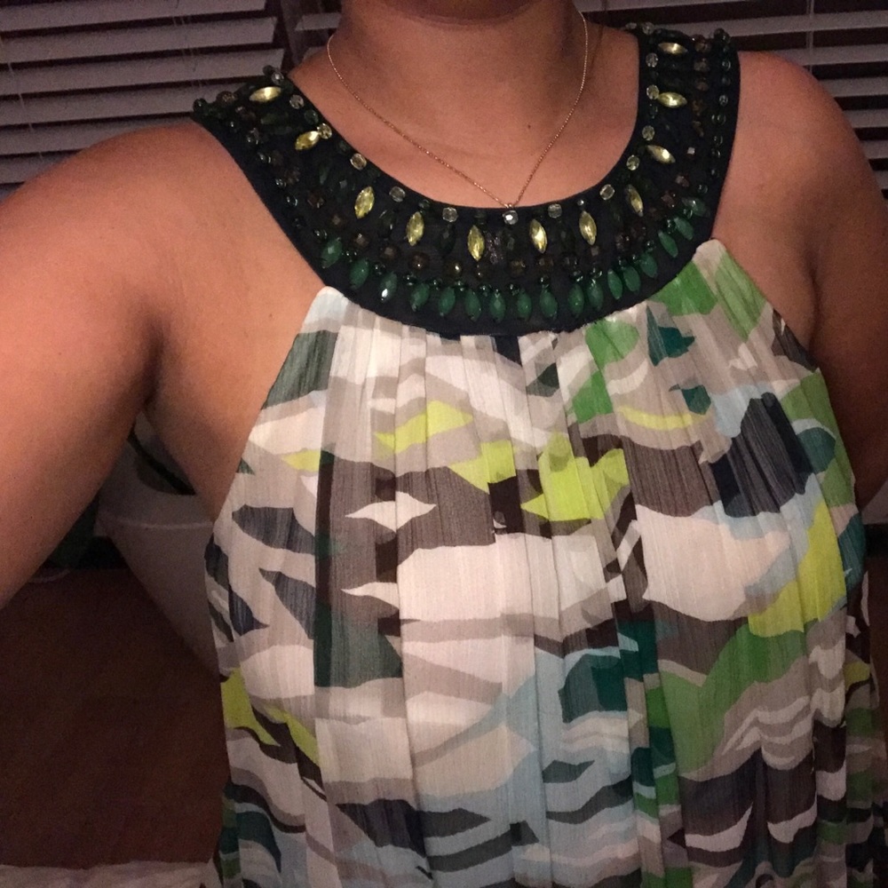 Bcbg jeweled tunic