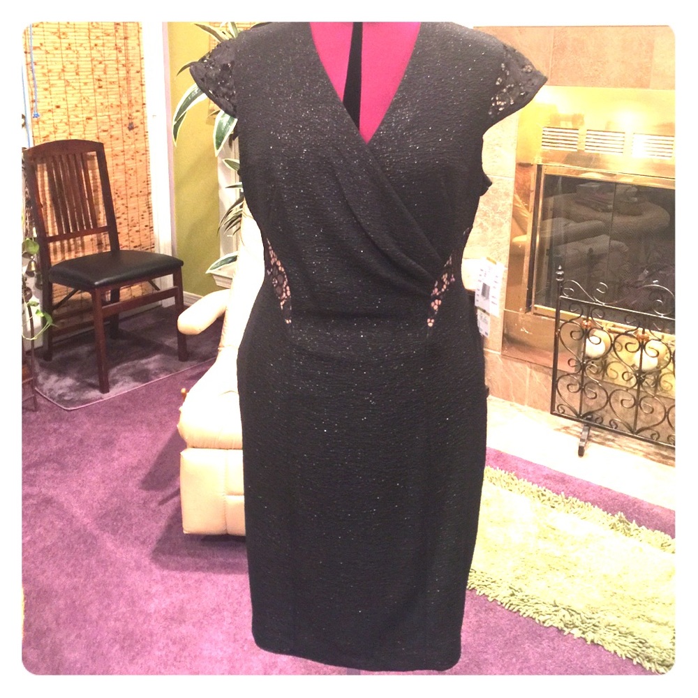 NWT special occasion black dress Kasper