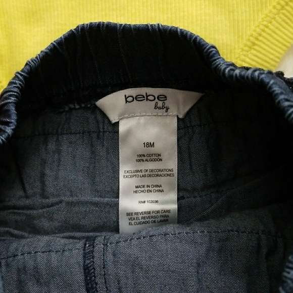 πHPπNWT BEBE Ruffles Shorts w/Hat - Picture 3 of 3