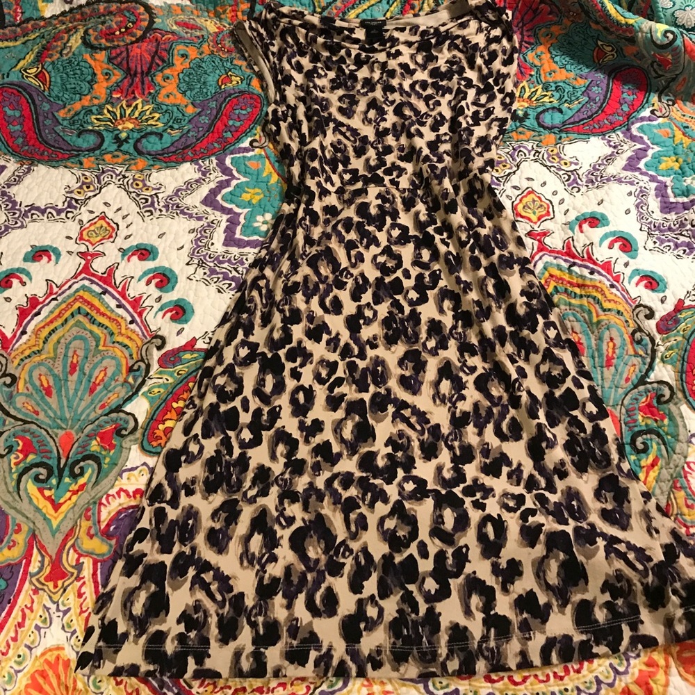 Cheetah print Ann Taylor dress!