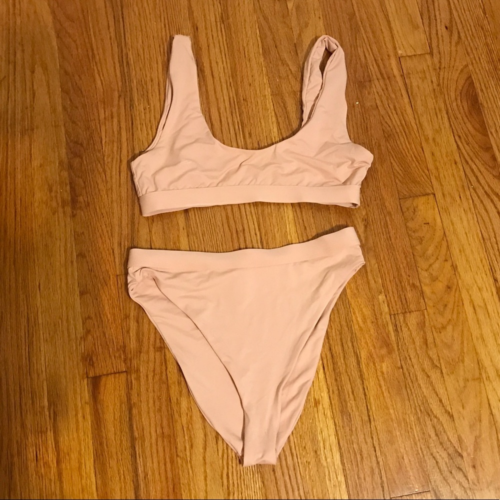 Blush bathing suit