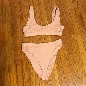 Blush bathing suit
