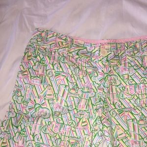 Lilly Pulitzer women's size 0 pink and green short