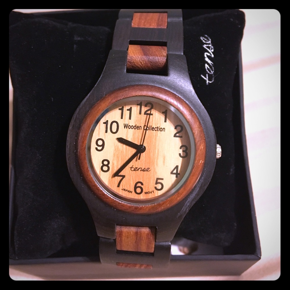 Tense Wooden Watch