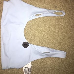 Light blue swim top
