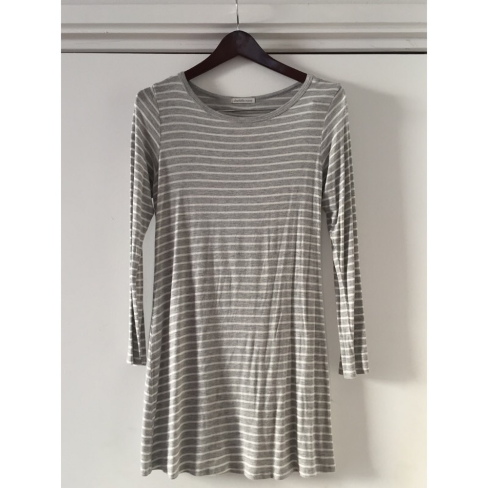 Striped long sleeve dress