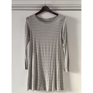 Striped long sleeve dress