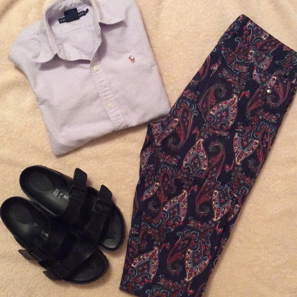 Patterned jeans