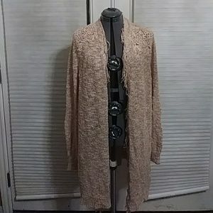 DISCOUNTED SHIPPING Tan/cream knit cardigan