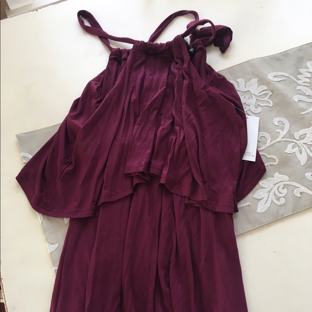 Brand New Small Maroon Tobi Dress
