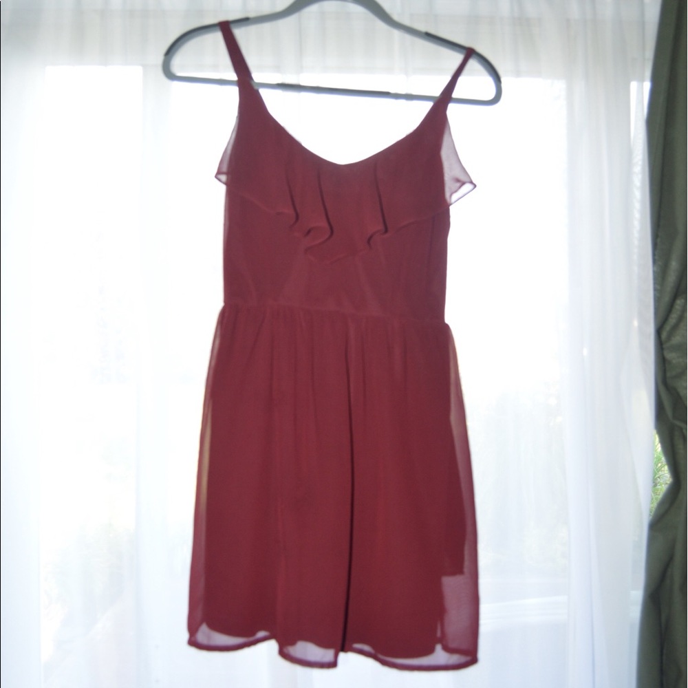 Maroon dress