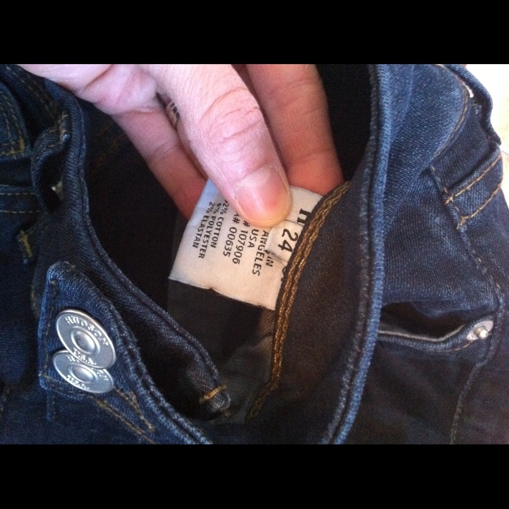 Hudson "Ginny" Cuffed Straight Jeans - Picture 4 of 4