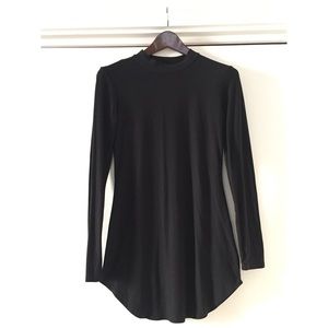 Short Turtle Neck Long Sleeve Dress