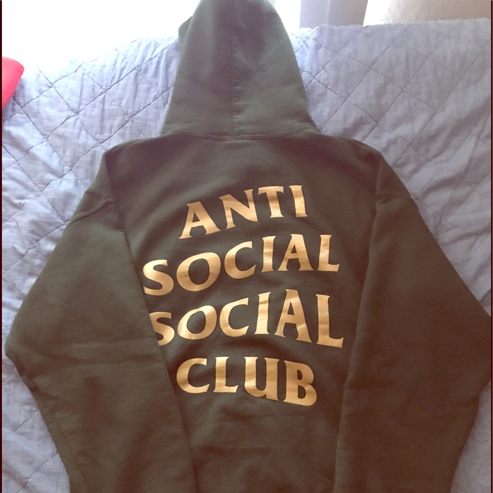 Authentic anti social social club hoodie