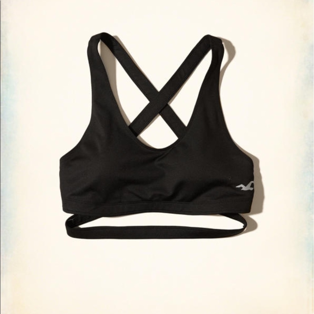 Hollister Strappy Wrap Around Sports Bra