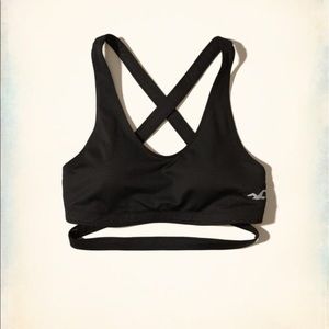 Hollister Strappy Wrap Around Sports Bra