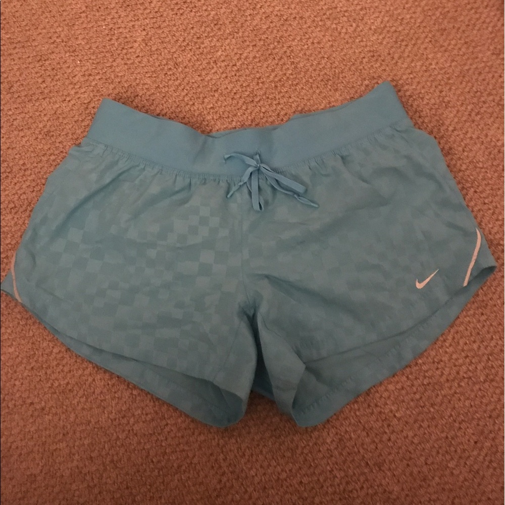 Blue Nike Dri-fit Running Shorts