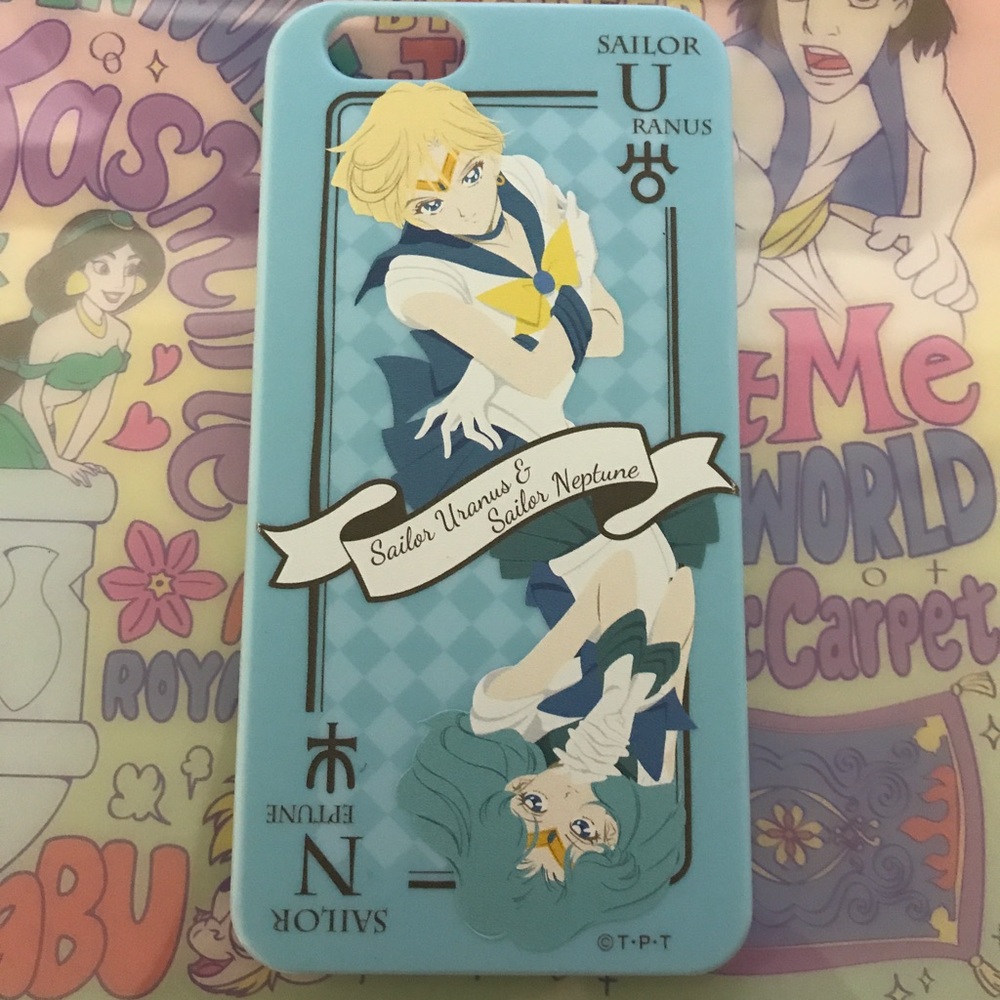 SAILOR MOON URANUS NEPTUNE IPHONE6 CASE JAPAN