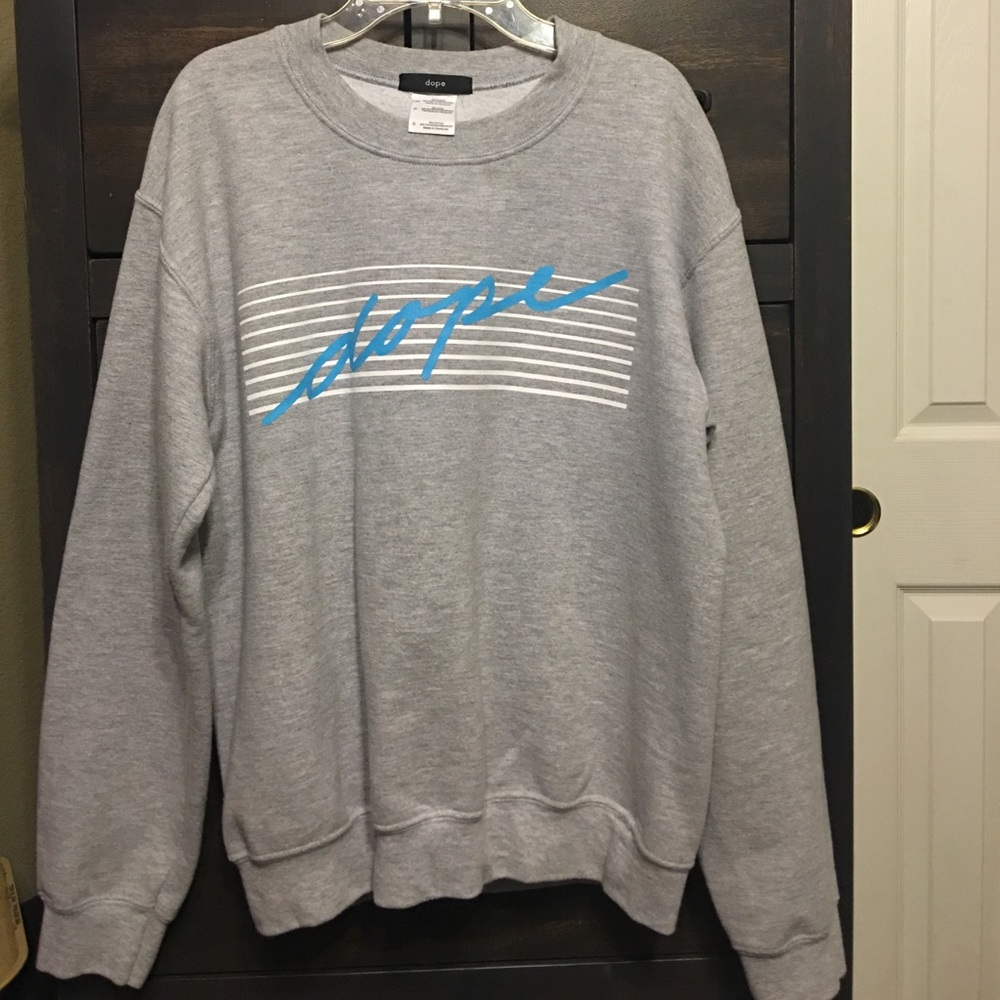 dope crew neck sweatshirt in great condition