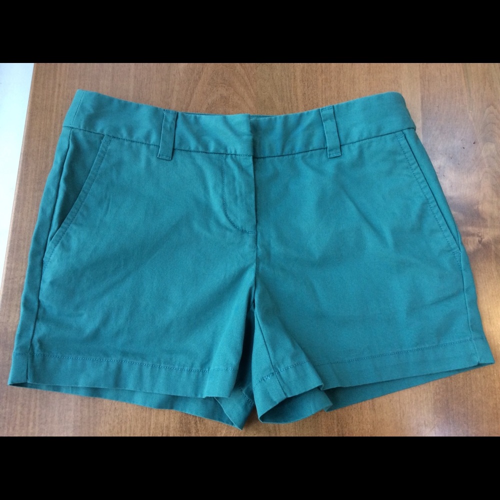 Teal/blue Ann Taylor loft "4 shorts