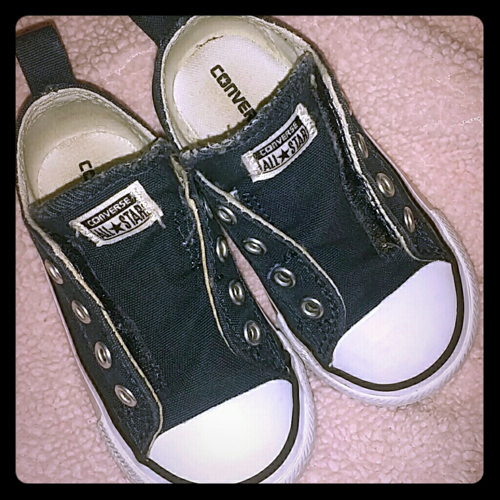 Toddler converse all stars blue size 6