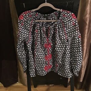 J.Crew flowy cotton top