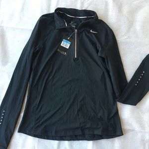 Nike Black Dri-Fit pull over. NWT