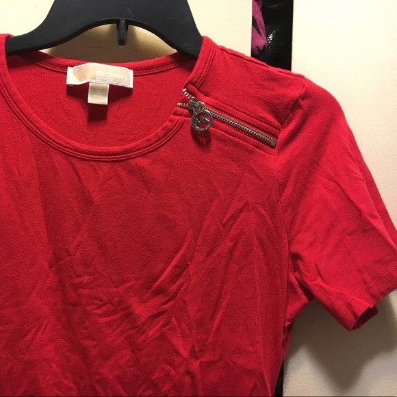 Red Michael Kors shirt - Picture 2 of 3