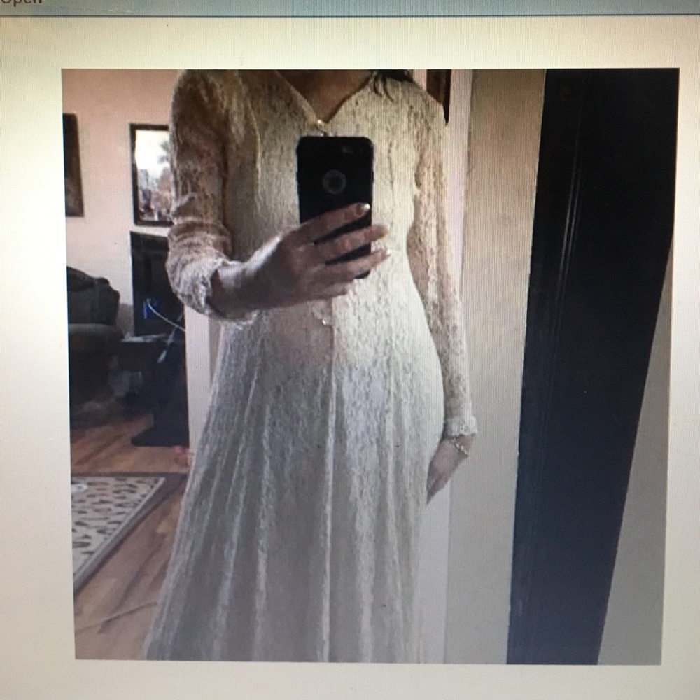 Stunning Maxi lace wedding or bridal parties dress