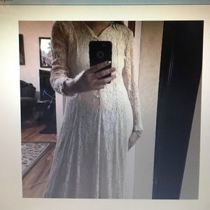 Stunning Maxi lace wedding or bridal parties dress