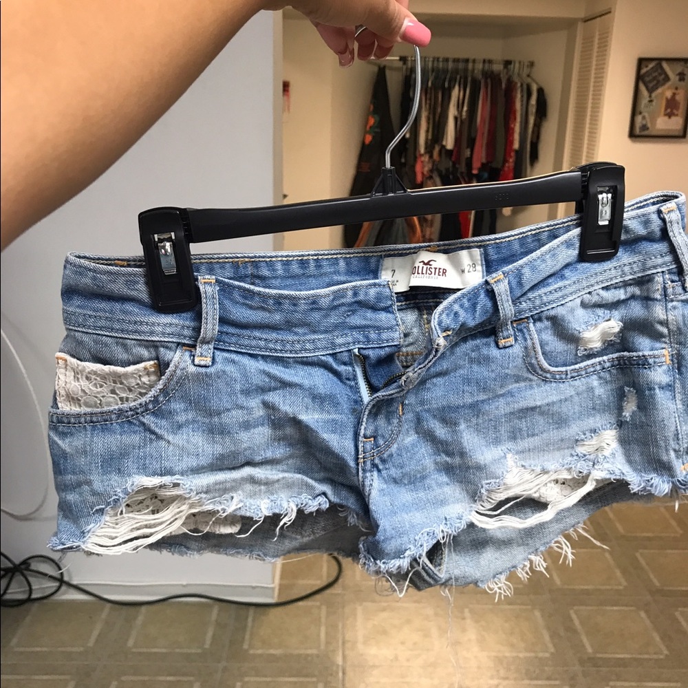 Hollister Lace Jean shorts