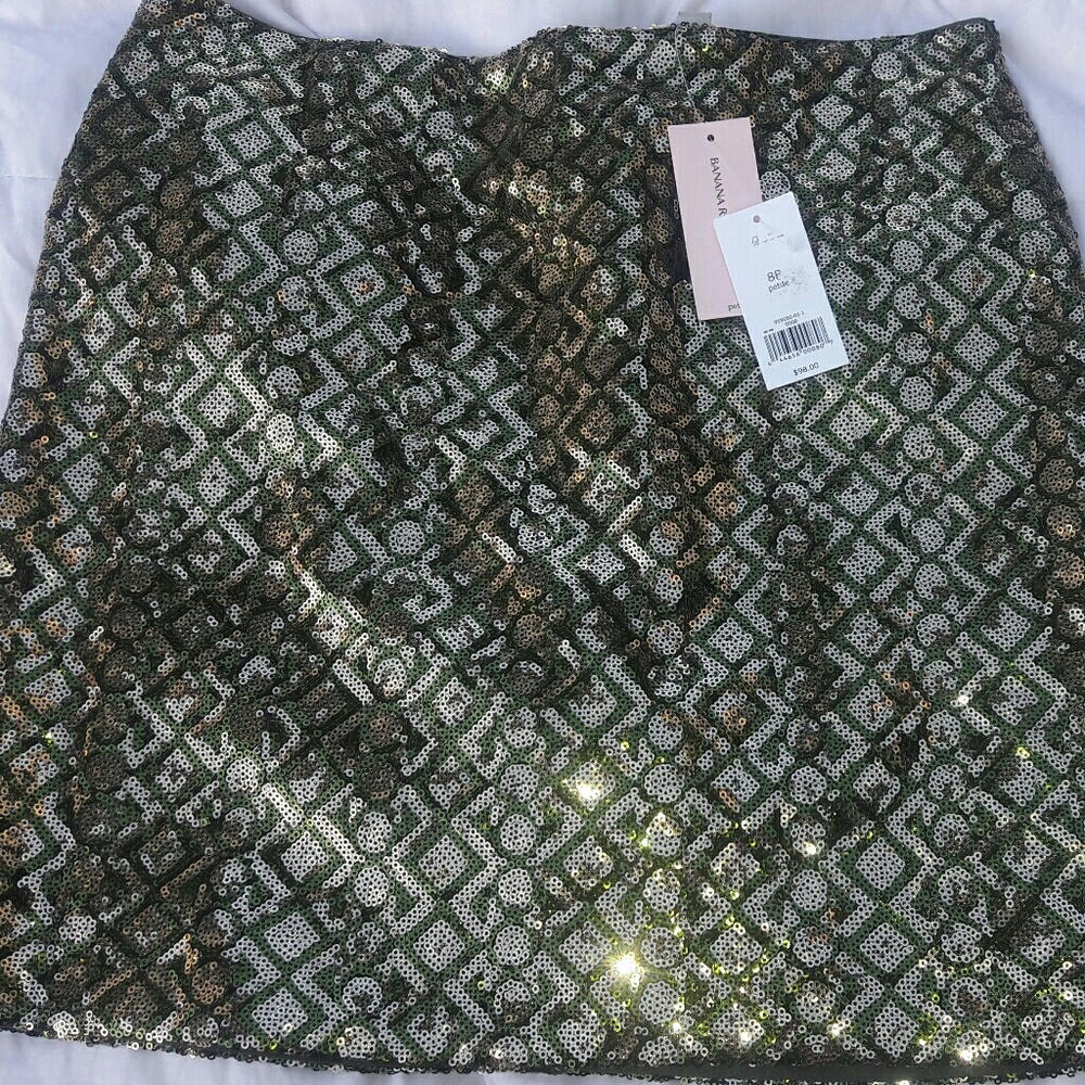 Sequin mini skirt